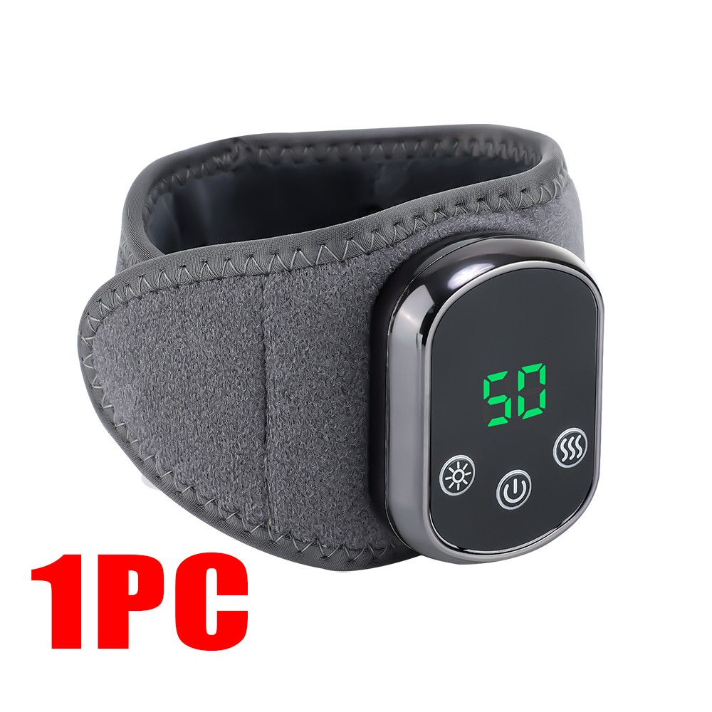 2pk Electric Wrist Hand Massager Heating Vibration & Hot Compression Pain Relief