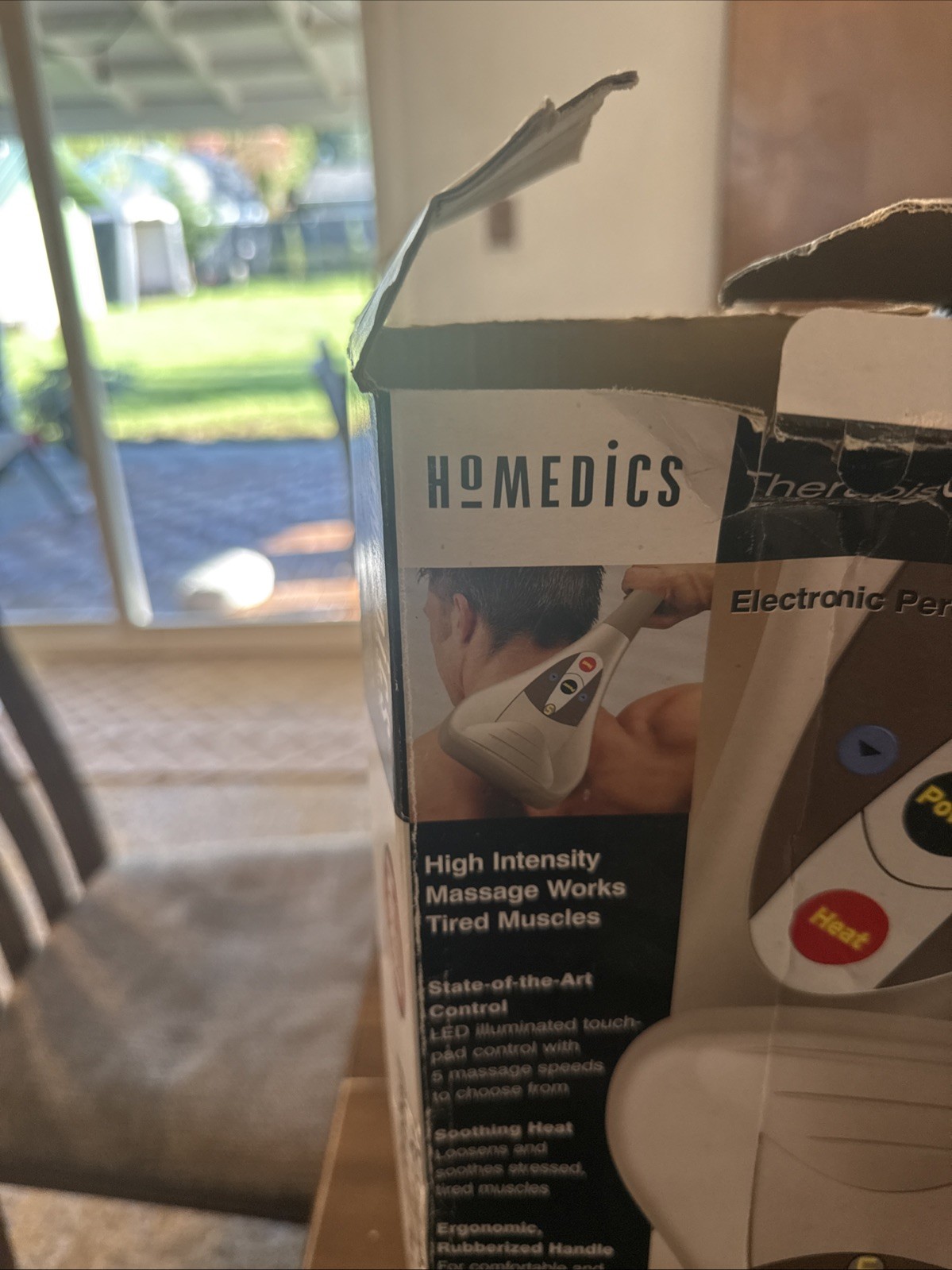 Homedics Therapist Select Deluxe Electronic Percussion Massager Heat PA-3H