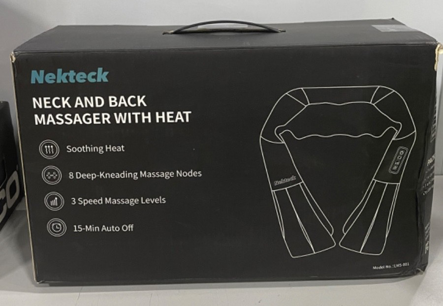 Nekteck Shiatsu Deep Kneading Massage Pillow