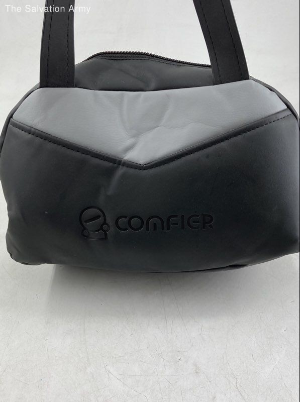 Comfier Unisex Black Gray Heated Neck & Back Massager With Charging Cord