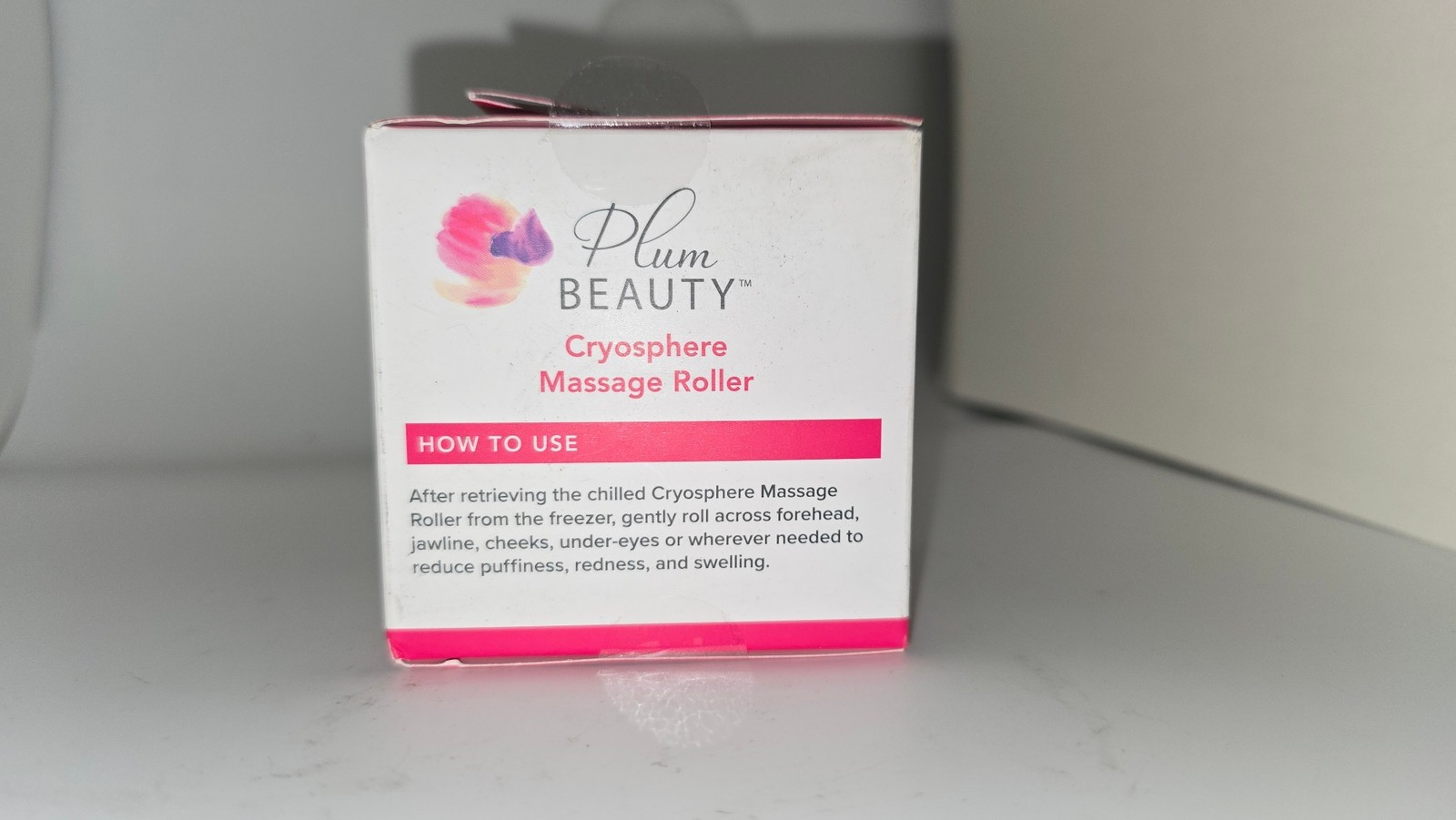 Plum Beauty Cryosphere Massage Face Roller Stainless Steel Ice Ball Soothe Depuf