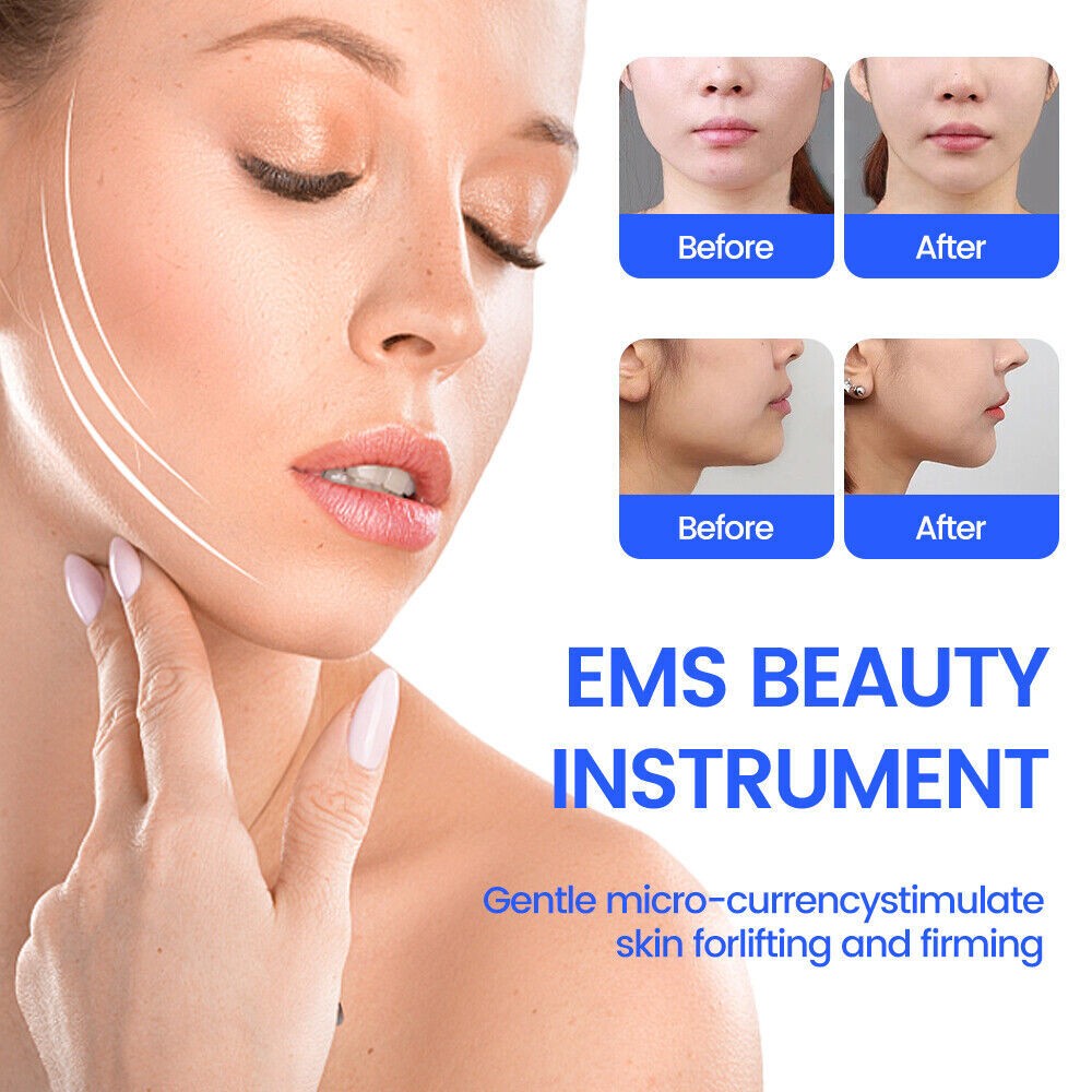 EMS Facial Body Muscle Stimulator Electrode Face Cheek Slimming Beauty Massager