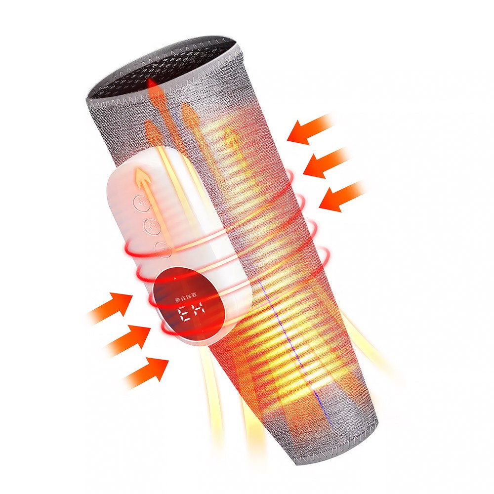 Leg Massager Muscles Relax Heated Air Compression Foot Massage Calf Circulation