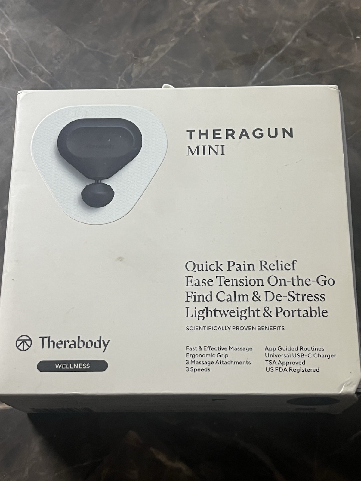 TheraGun Mini 3rd Gen Massage Gun Black Travel Size