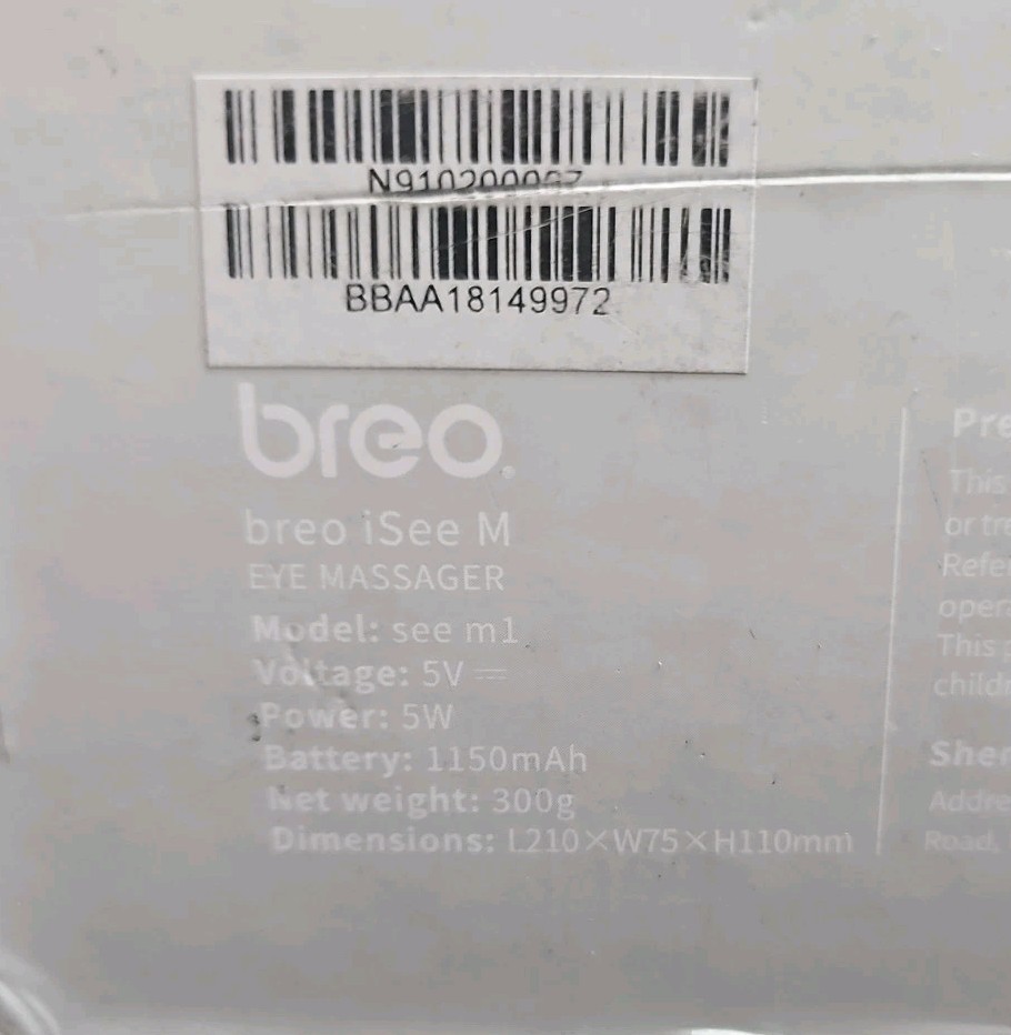 Breo iSee M Eye Massager Air Pressure Kneading Massage Heat (Free Shipping)