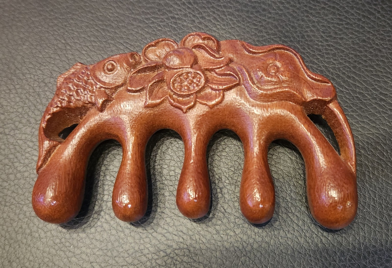 HandMade Wooden Scalp Massage Comb Head Oil Massager Relaxation Therapy Tool