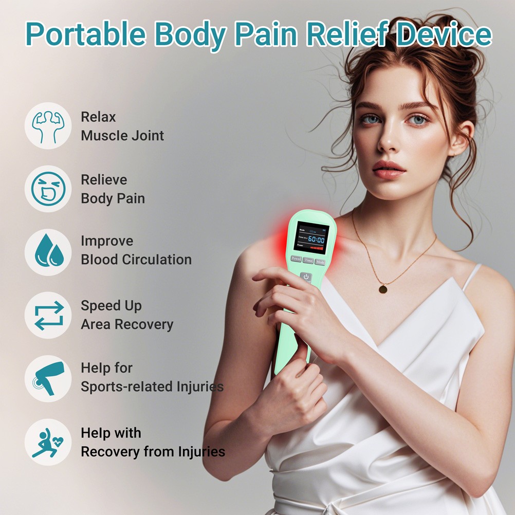 880mW Laser Treatment Cold Laser Therapy Device for Pain Relief Wound Healing