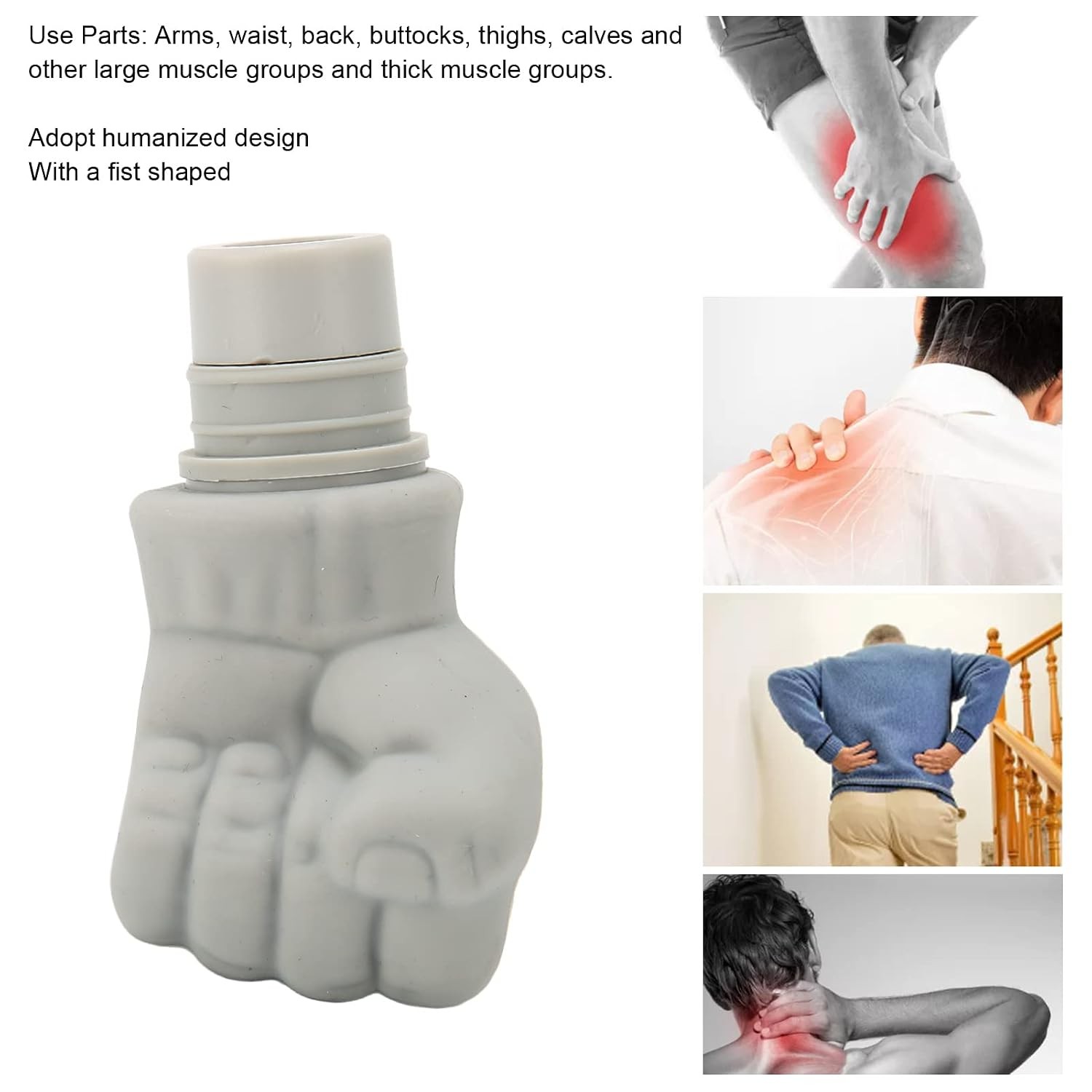 Massage Gun Replacement Head, Muscle Massage Gun Attachment, Deep Tissue