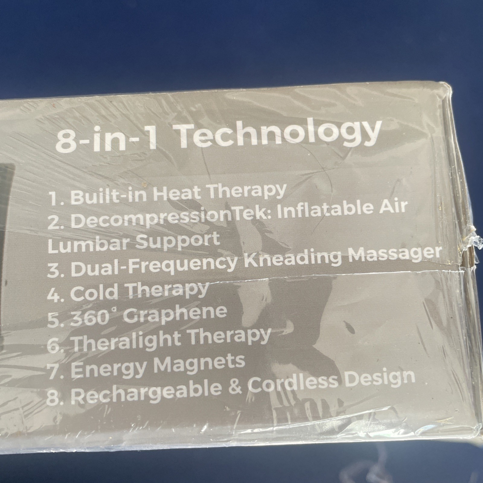 «BACK O SAGE» HOT, COLD, AIR MASSAGER THERAPY BACK PAIN RELIEVER