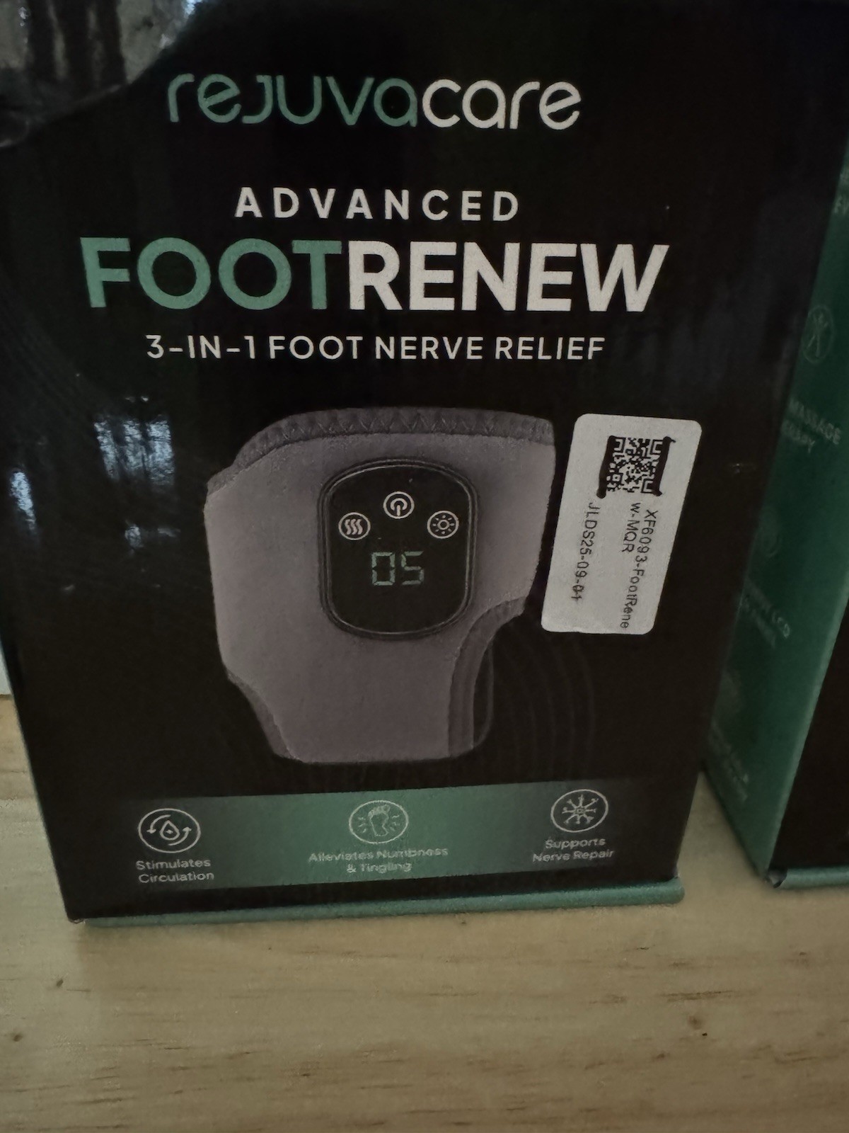 Rejuvacare Foot Renew Triple Method Foot & Ankle Massager Lot Of 2 New OB