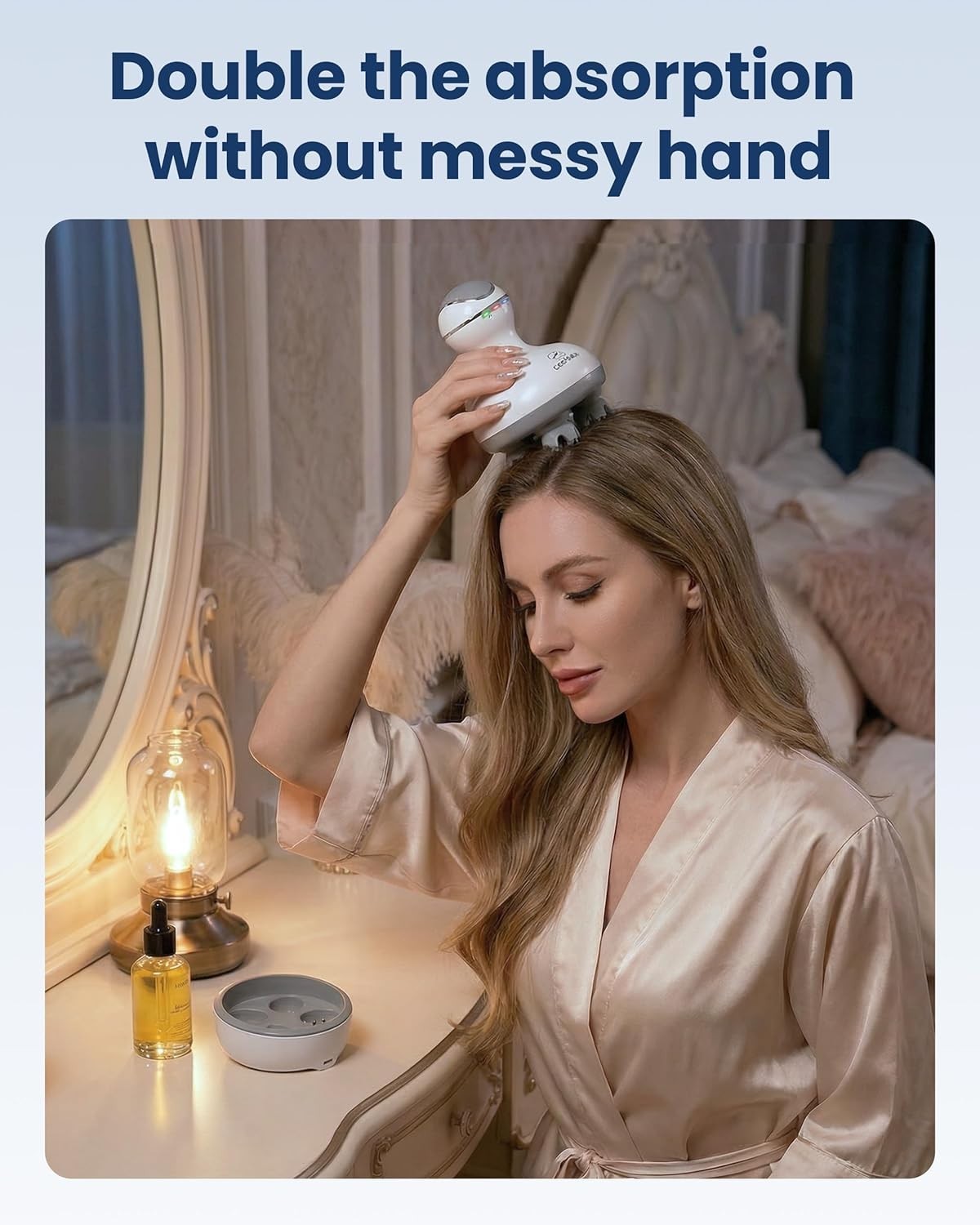 Handheld Scalp Massager for Hair Growth – 4 Mode Settings