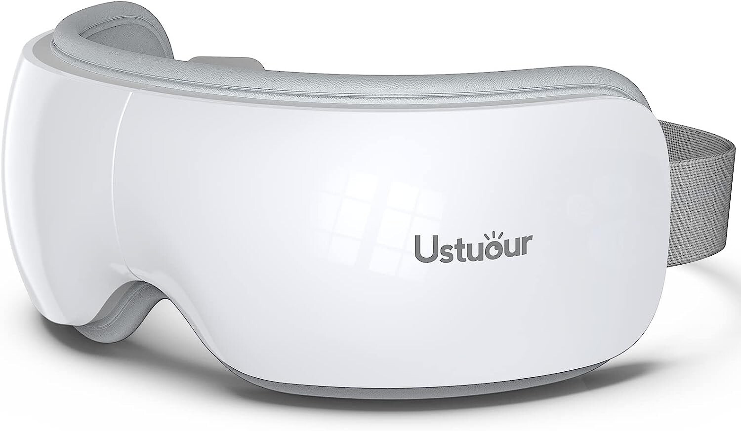 ✅ Ustuour Eye Massager w/ Heat, Music Heated Massager for Migraines, Eye Mask