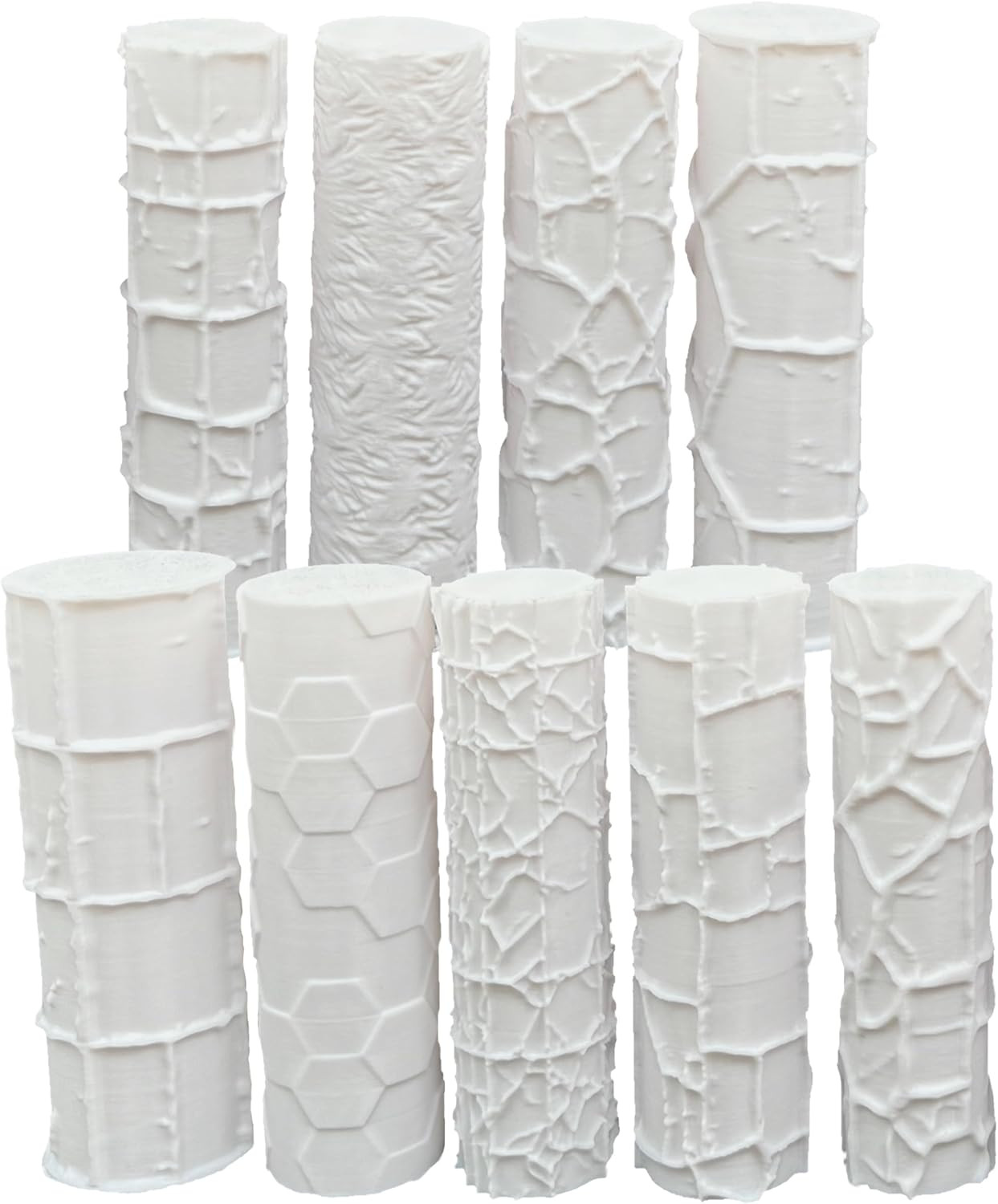 Terrain Texture Hand Roller Set for D&D, Wargaming, Battle Mat, Tabletop