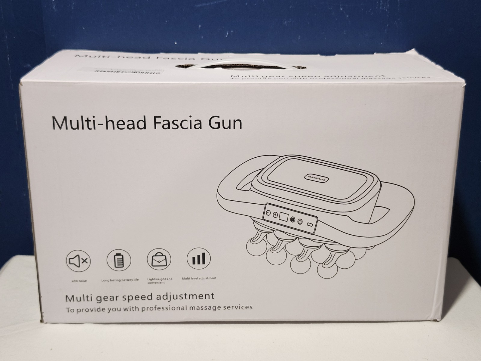 NEW ~ 24-Head Fascia Gun 9 Modes High Frequency Vibration Body Massage Back Neck