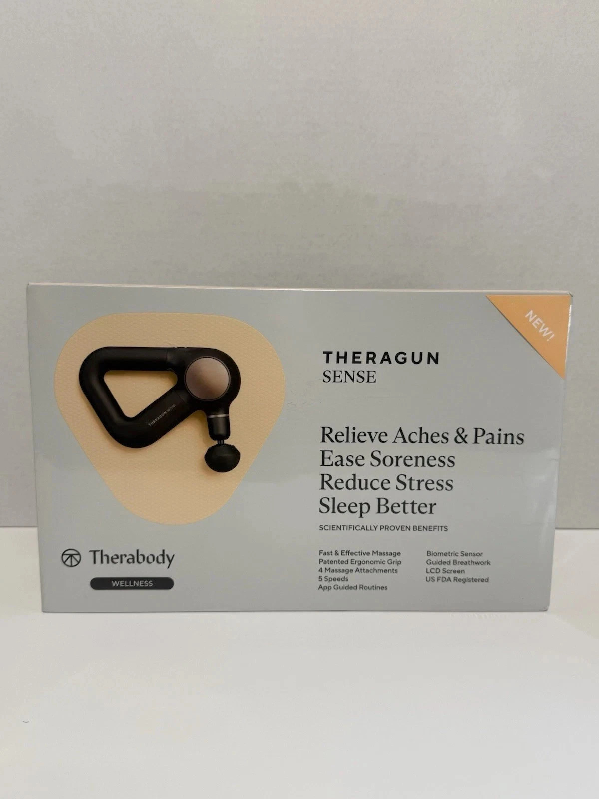 Therabody TheraGun Sense Deep Tissue Massage Gun with Routines for Stress Relief