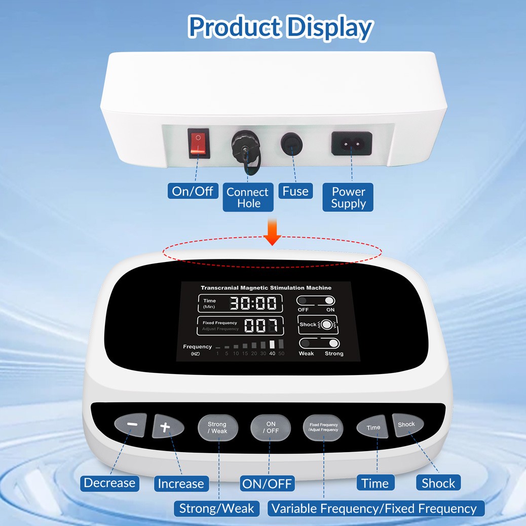 Brain Wellness Magnetic Wave Device for Parkinson Brain Health Home Adjustable