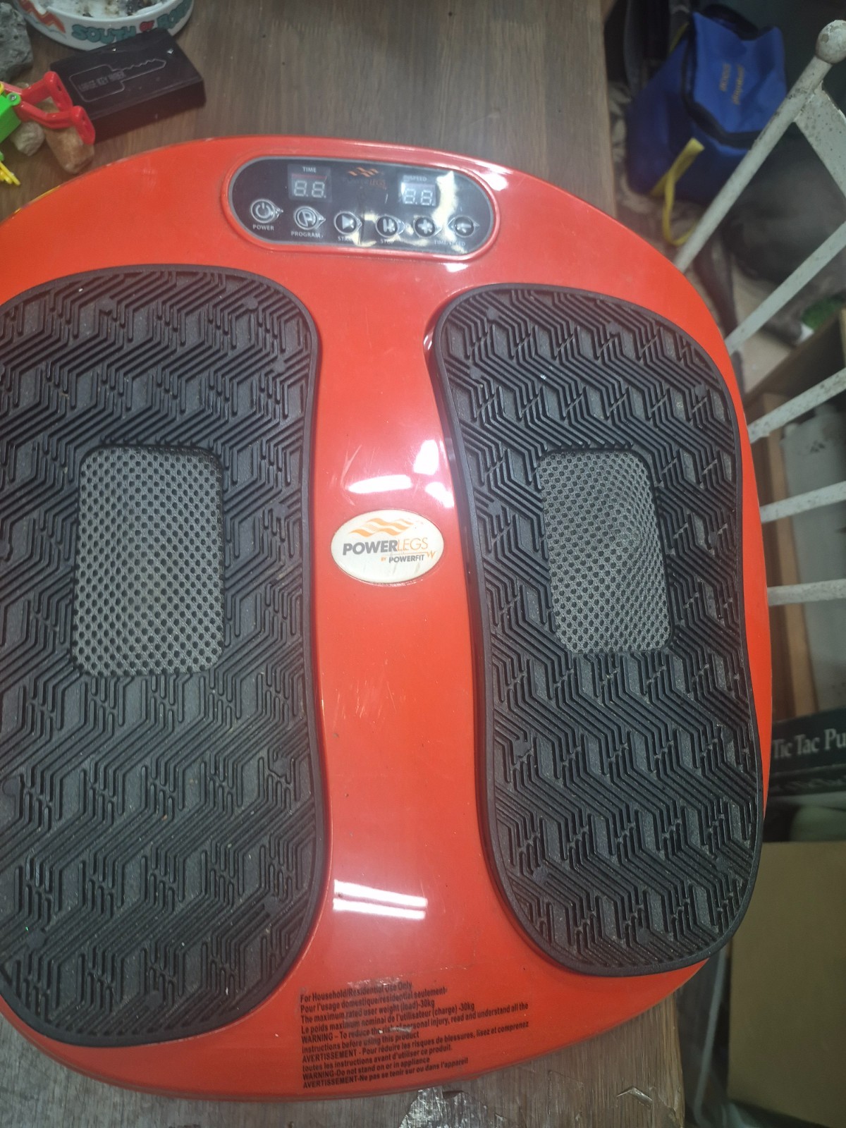 PowerFit Power Legs Vibration Plate Foot Massager Platform PL-1911