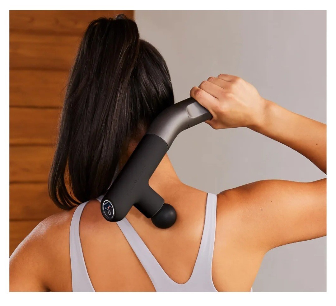 Sharper Image Hot & Cold Reach Power Percussion Massage Gun