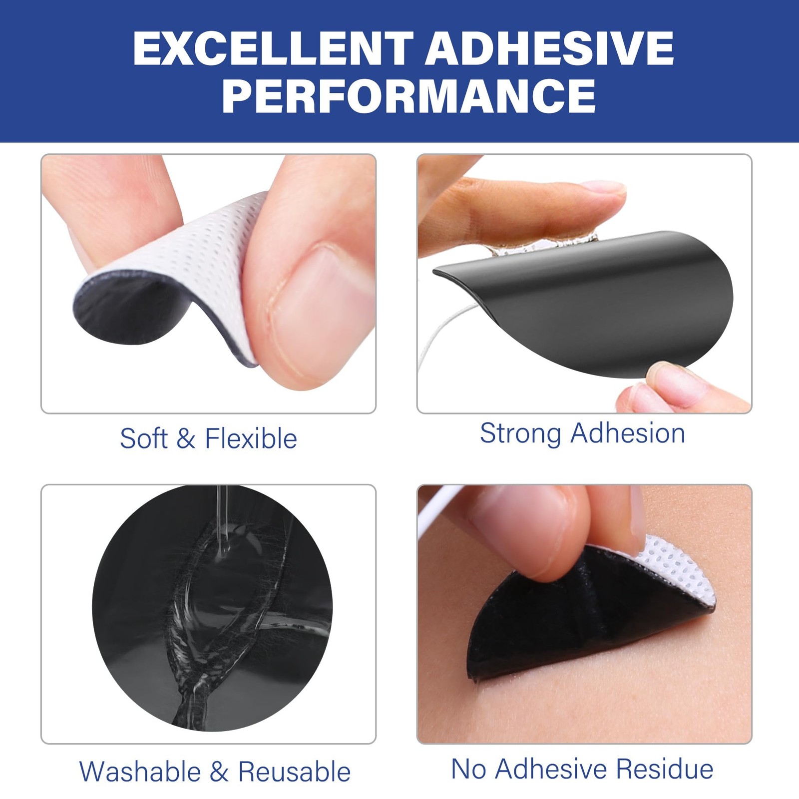36PCS Round Therapeutic Electrode Pads Non-woven Massage Patches Massage Sticker