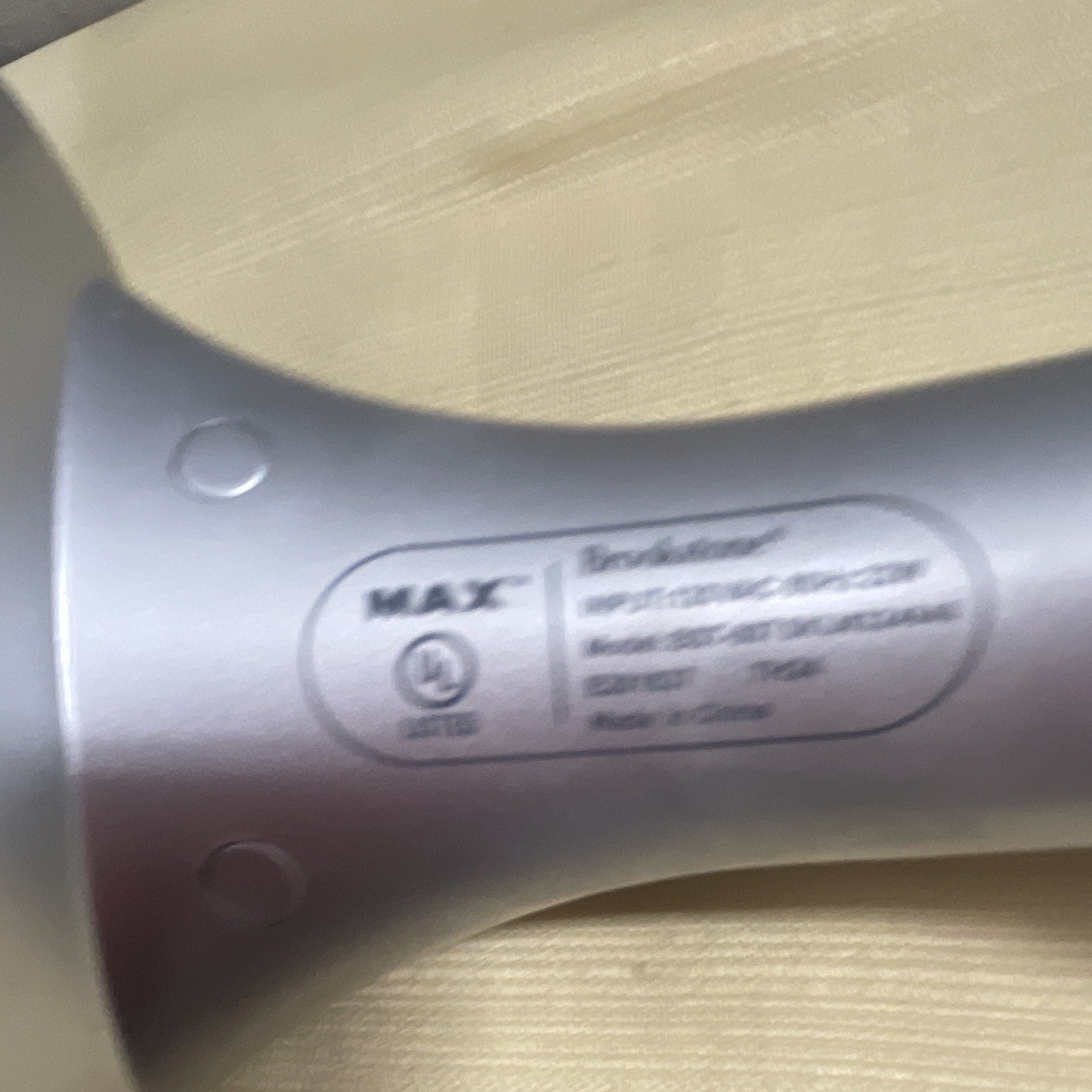 Brookstone Max 2 Corded Dual-Head Multispeed Vibrating Massager Silver/Black