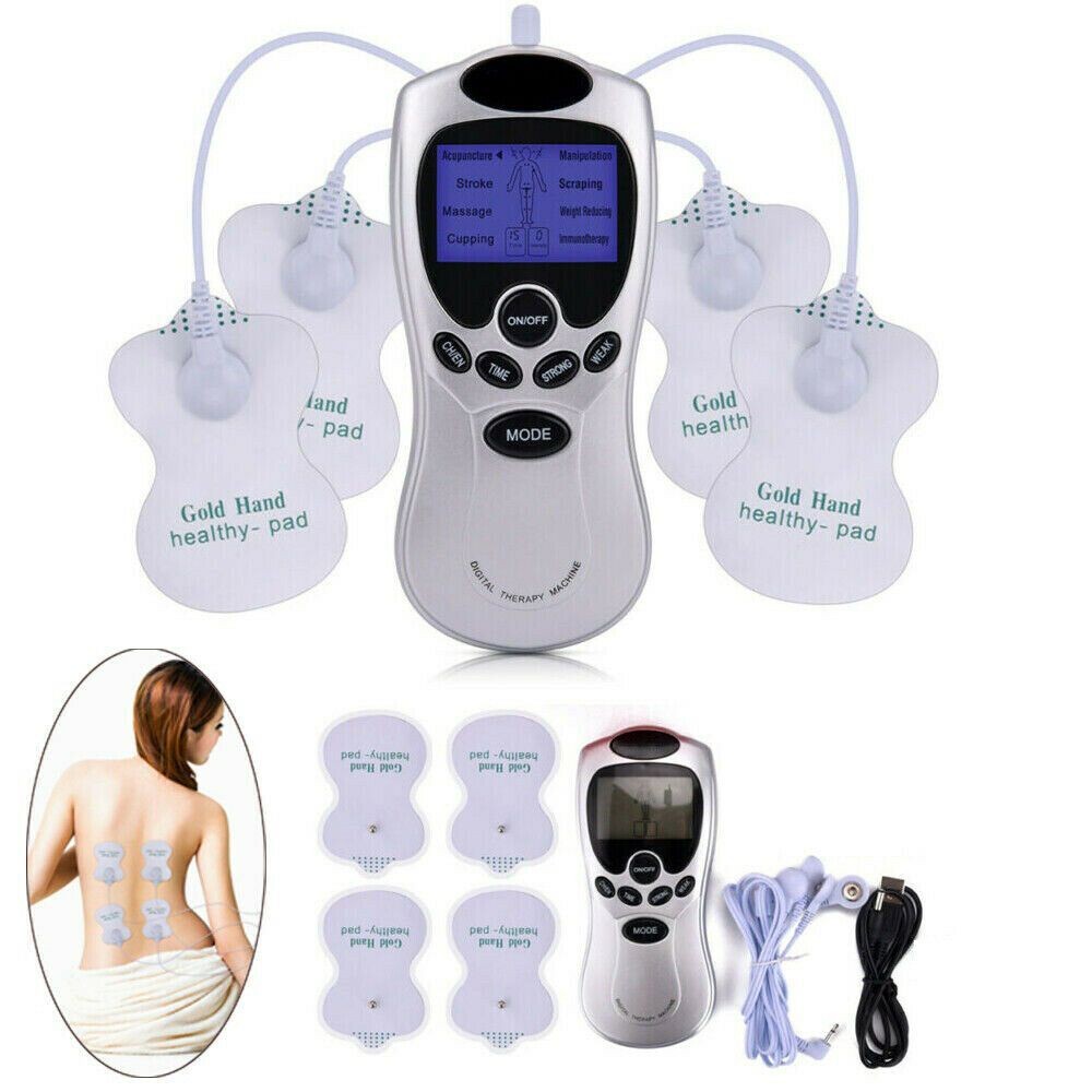 Electric TENS Unit Muscle Stimulator Pulse Massager Full Body Pain Relief