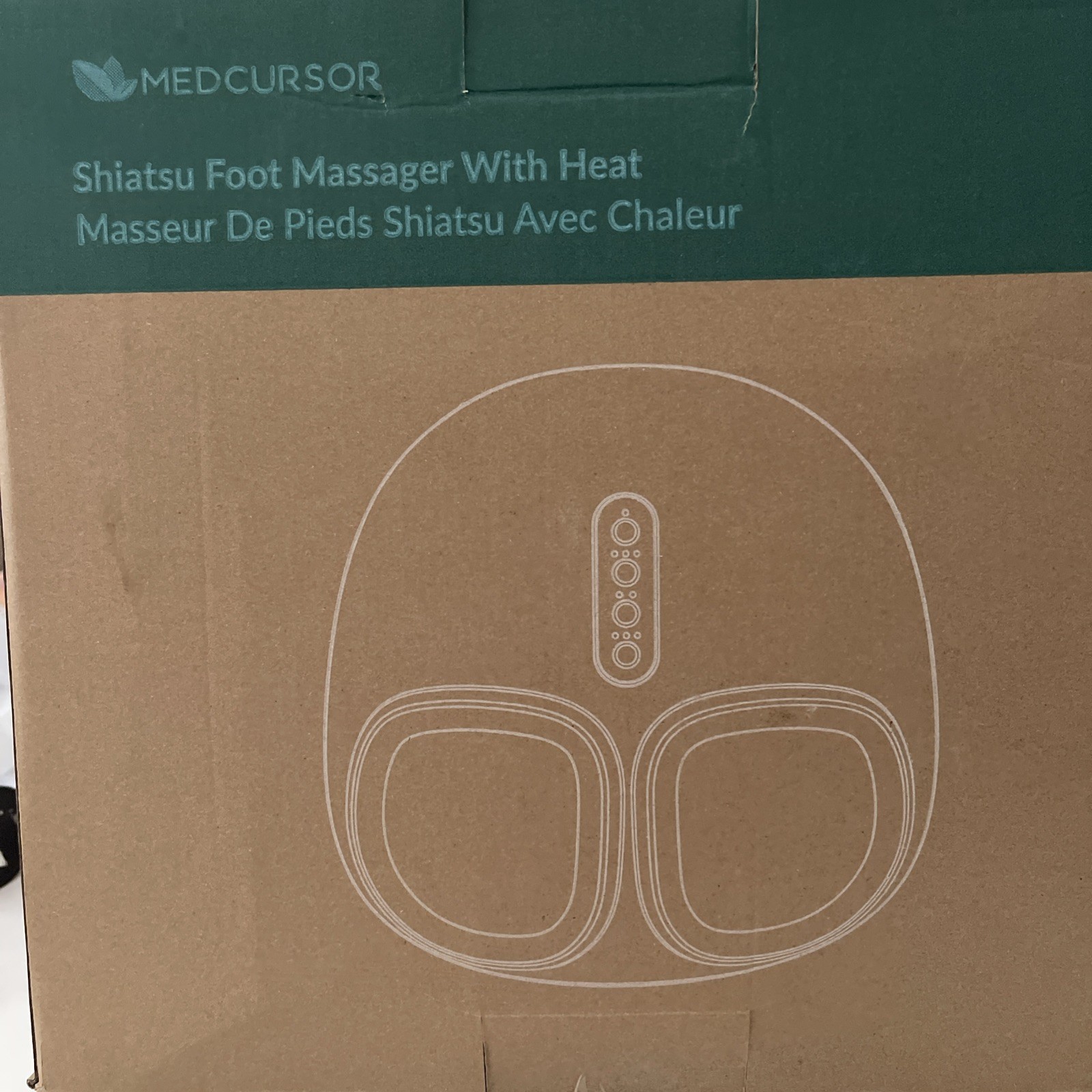 Medcursor Shiatsu Food Massager With Heat Model MDFM400