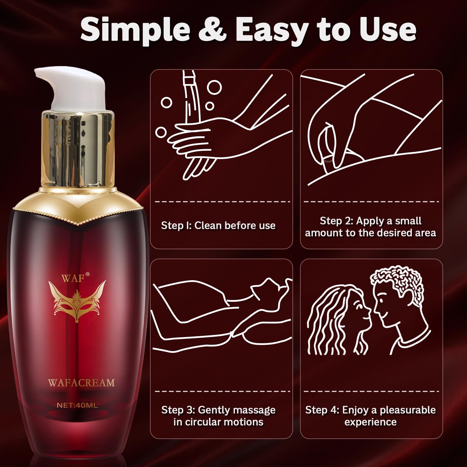 Female Arousal Gel, Orgasm Gel for Women, Enhances Intimate Experiences and P…
