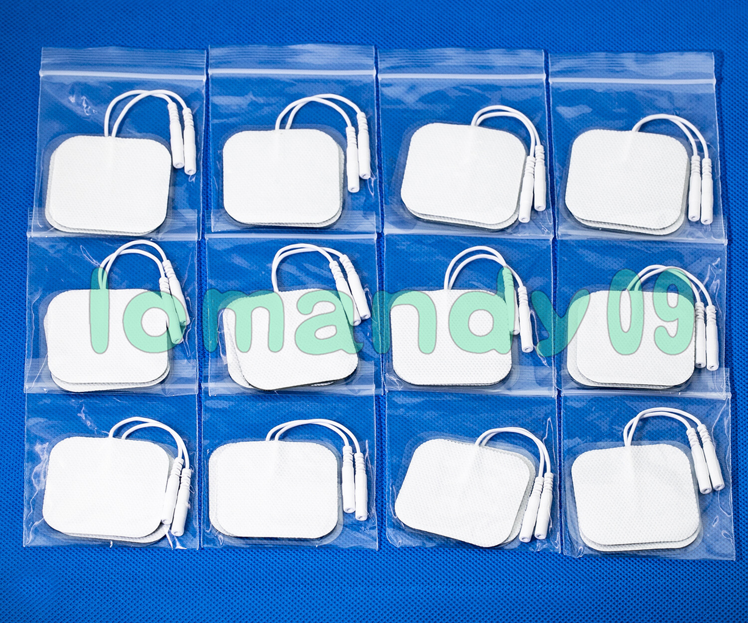 100pcs Replace Tens Electrode Pads EMS Units 7000 3000 5*5 cm Muscle Stimulator