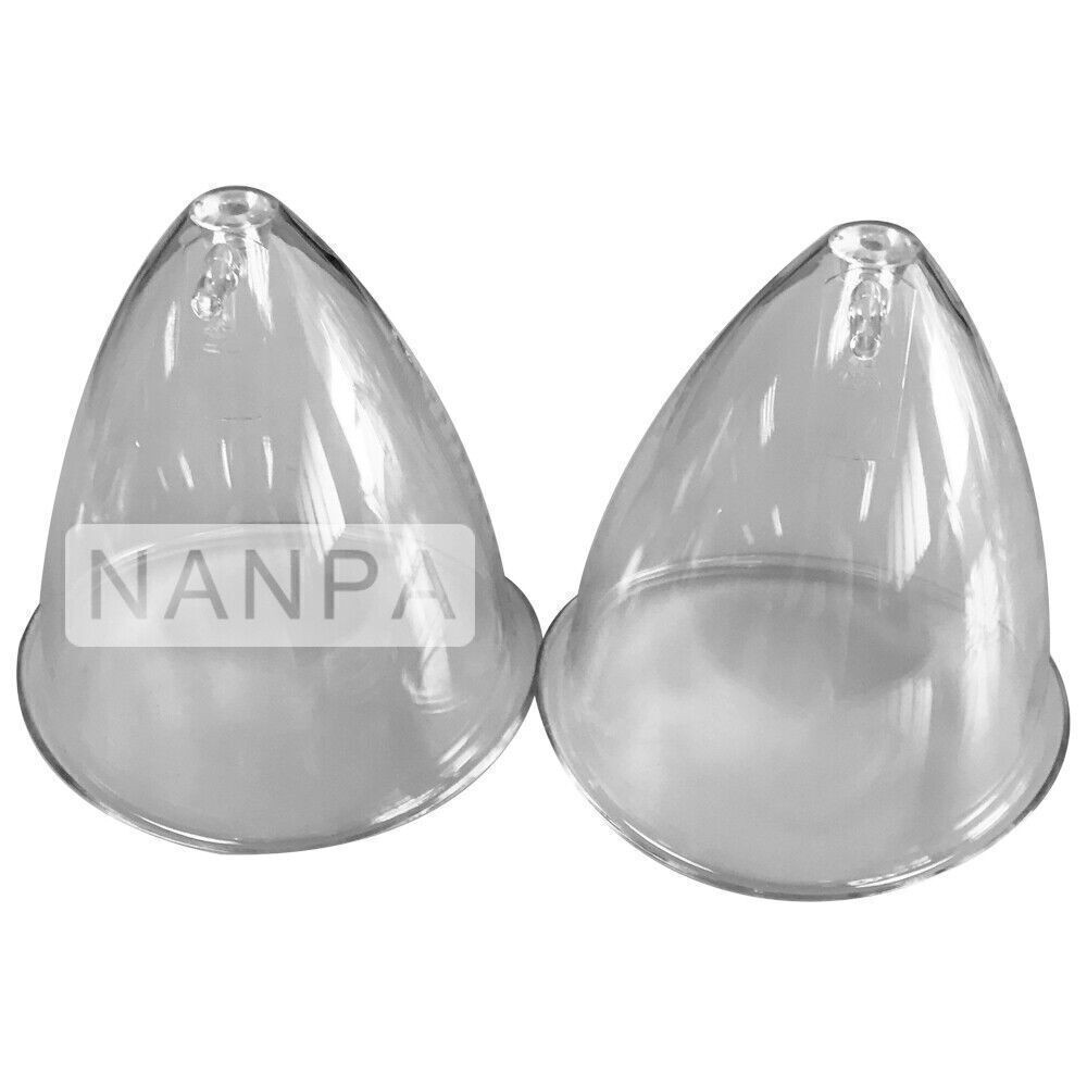 2PCS 120ml Breast Cups Plastic Cup For Breast Enlargement Vacuum Therapy Machine