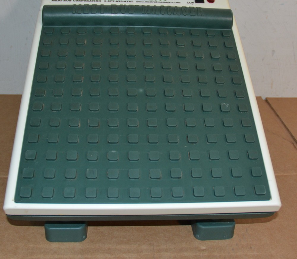 Medi-Rub Massager 2000 Plus MR-3F 2 Speed Vibrating Foot Massager