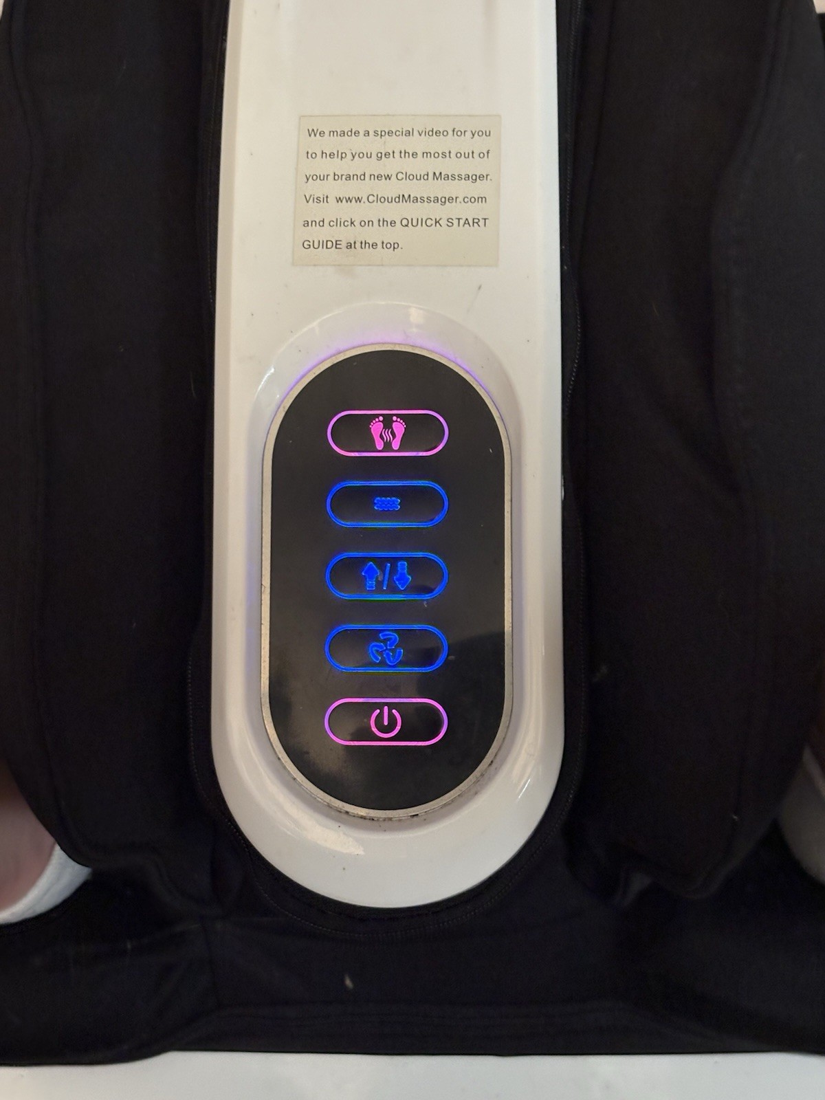 Working! Cloud Massage Foot Massager Heat Foot & Calf Massage Relaxation Recover