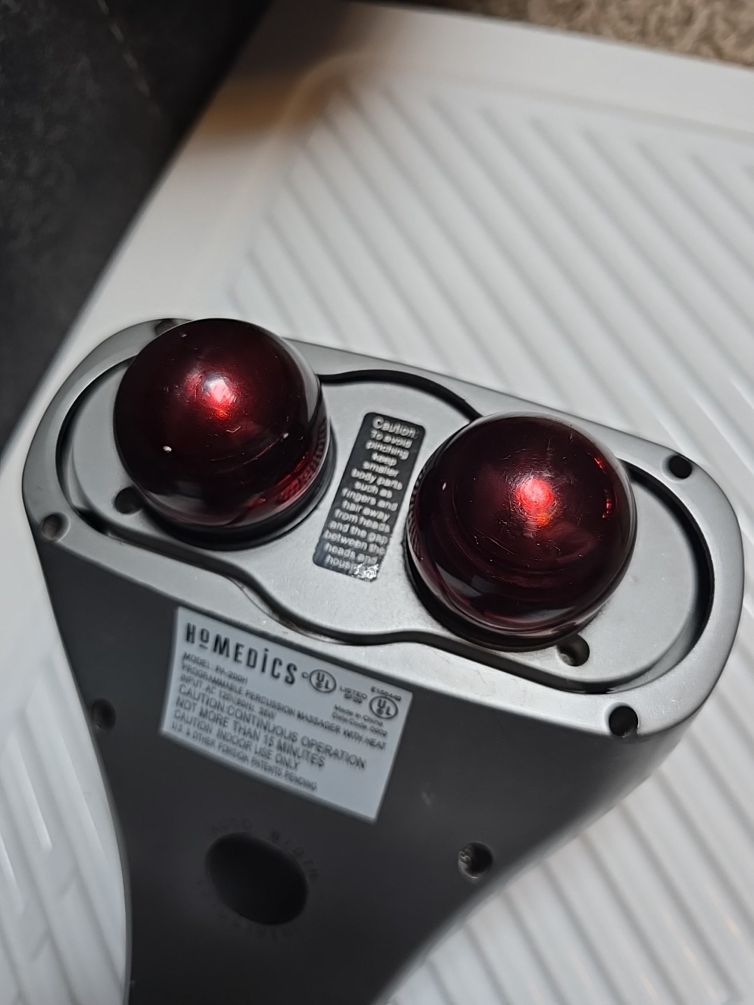 HoMedics PA-200H Programmable Hand Held Percussion Massager W/ Heat Tested
