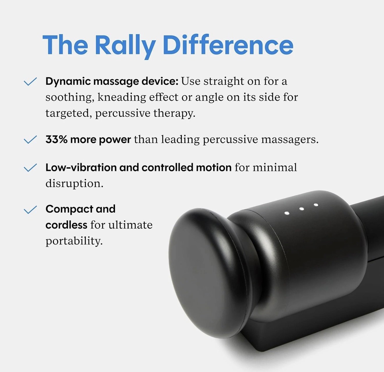 Orbital Massager – Low Impact, High Performance Cordless Full-Body Recovery Devi