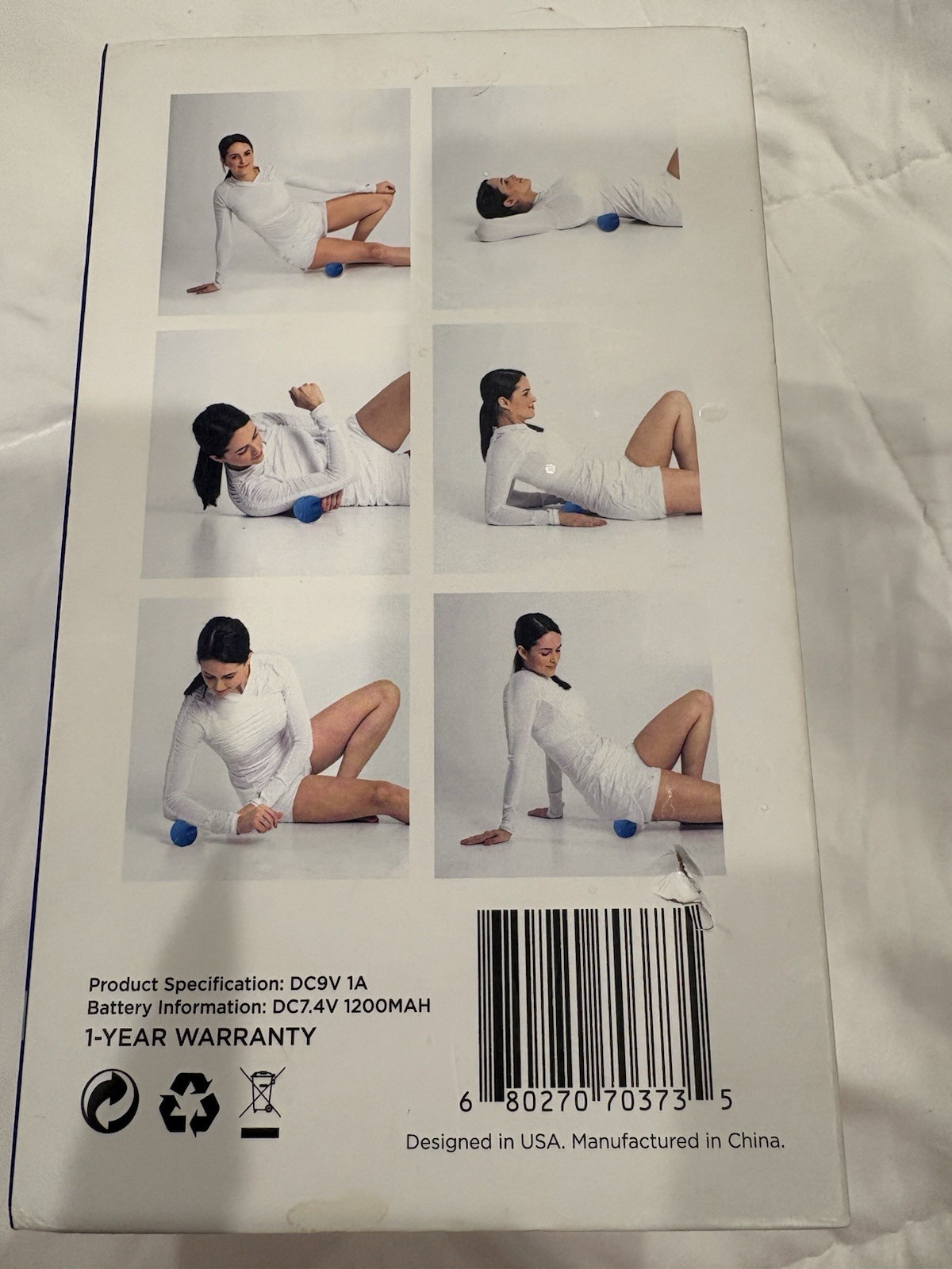 Addaday The Oscillating Sphere Bluetooth Vibrating Massage Roller Recovery Ball