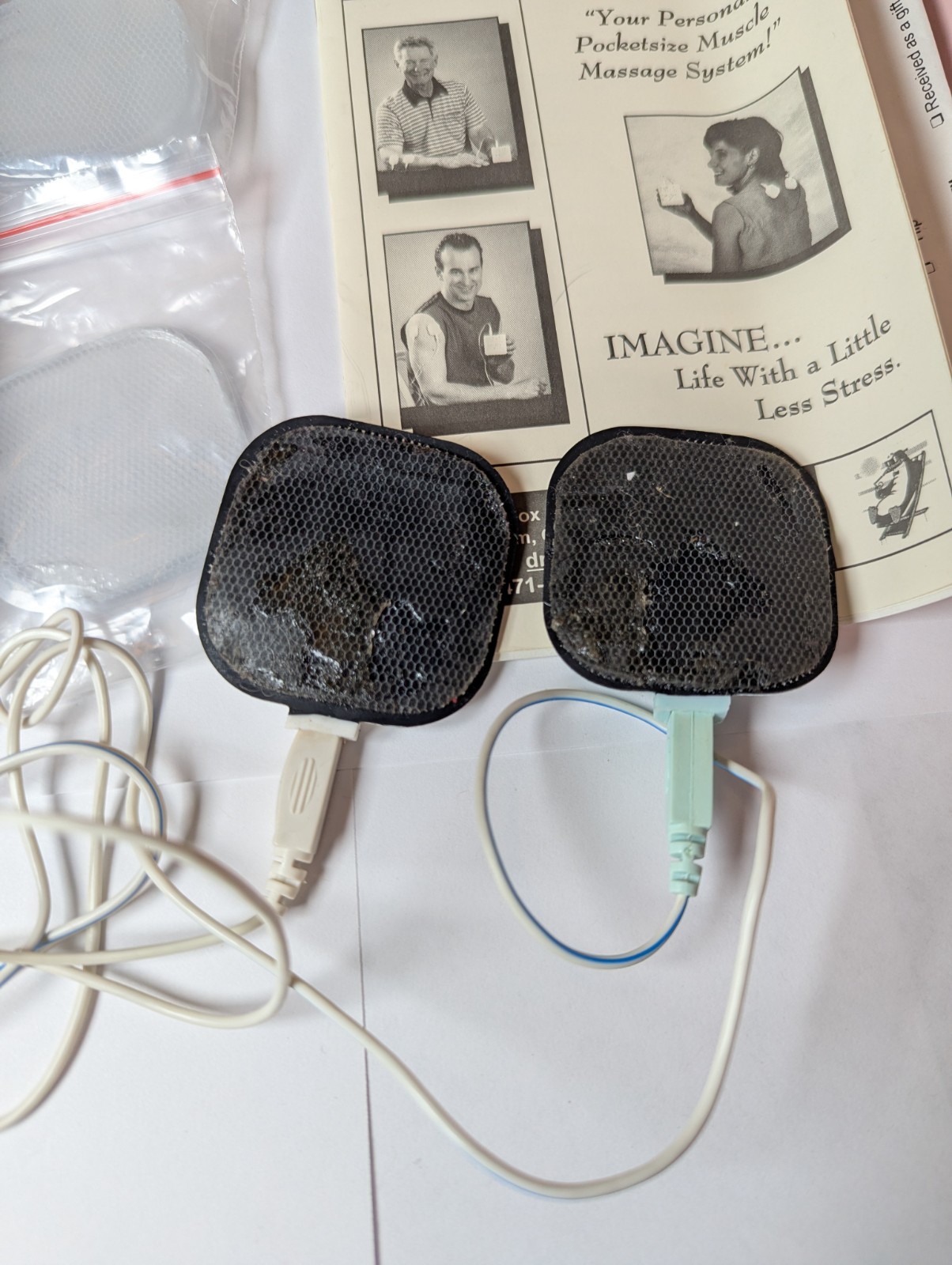 Dr. Ho’s Double Massage Device Electrodes Massager – Pain Therapy- See Photos