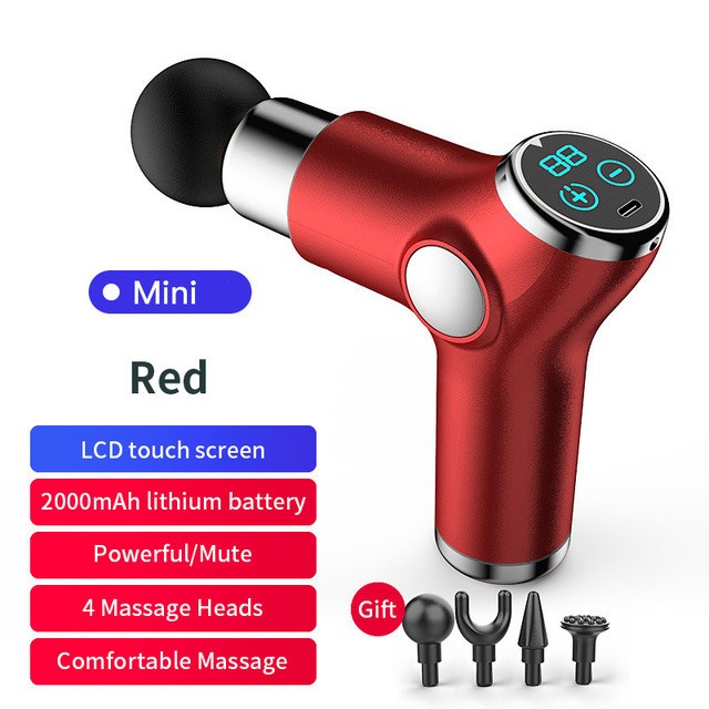Physical Therapy touch screen Mini Fascial Massager Gun Muscle Vibration Gun