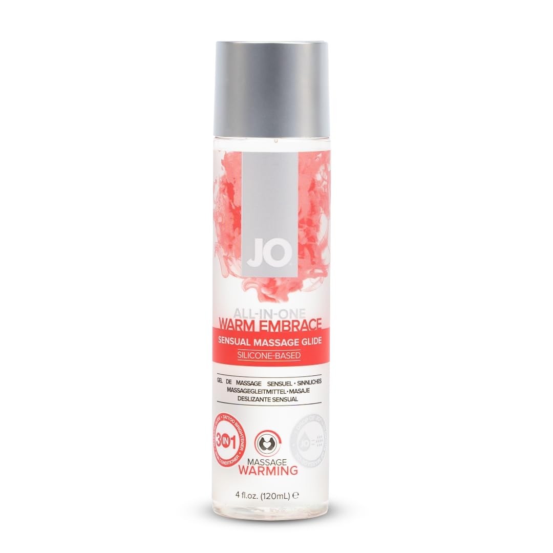 All-in-One Warming Silicone Massage Oil – Fragrance Free Long Lasting Persona…