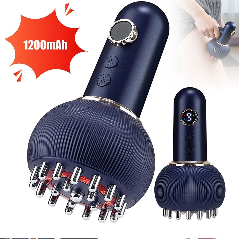 Electric Lymphatic Drainage Machine Meridian Massage Brush for Anti-Cellulite