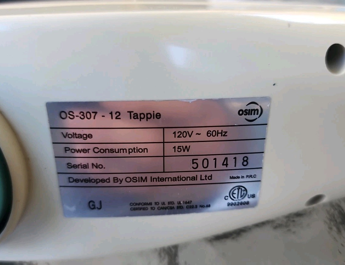 Osim Tappie Massager OS-307 Stress Reliever Electric 120V