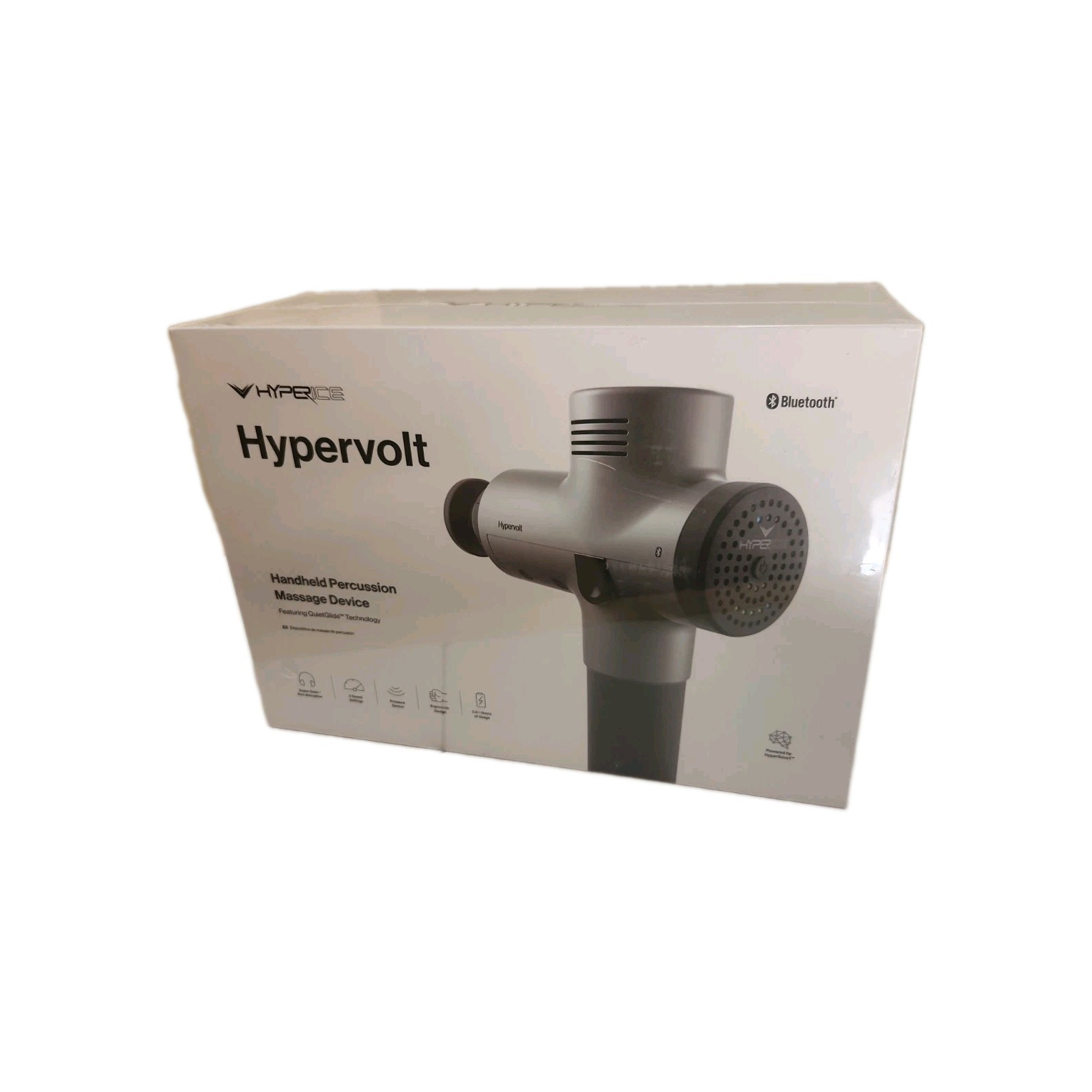 Hyperice Hypervolt Bluetooth Percussion Massage Device – Silver (53100 038-00)