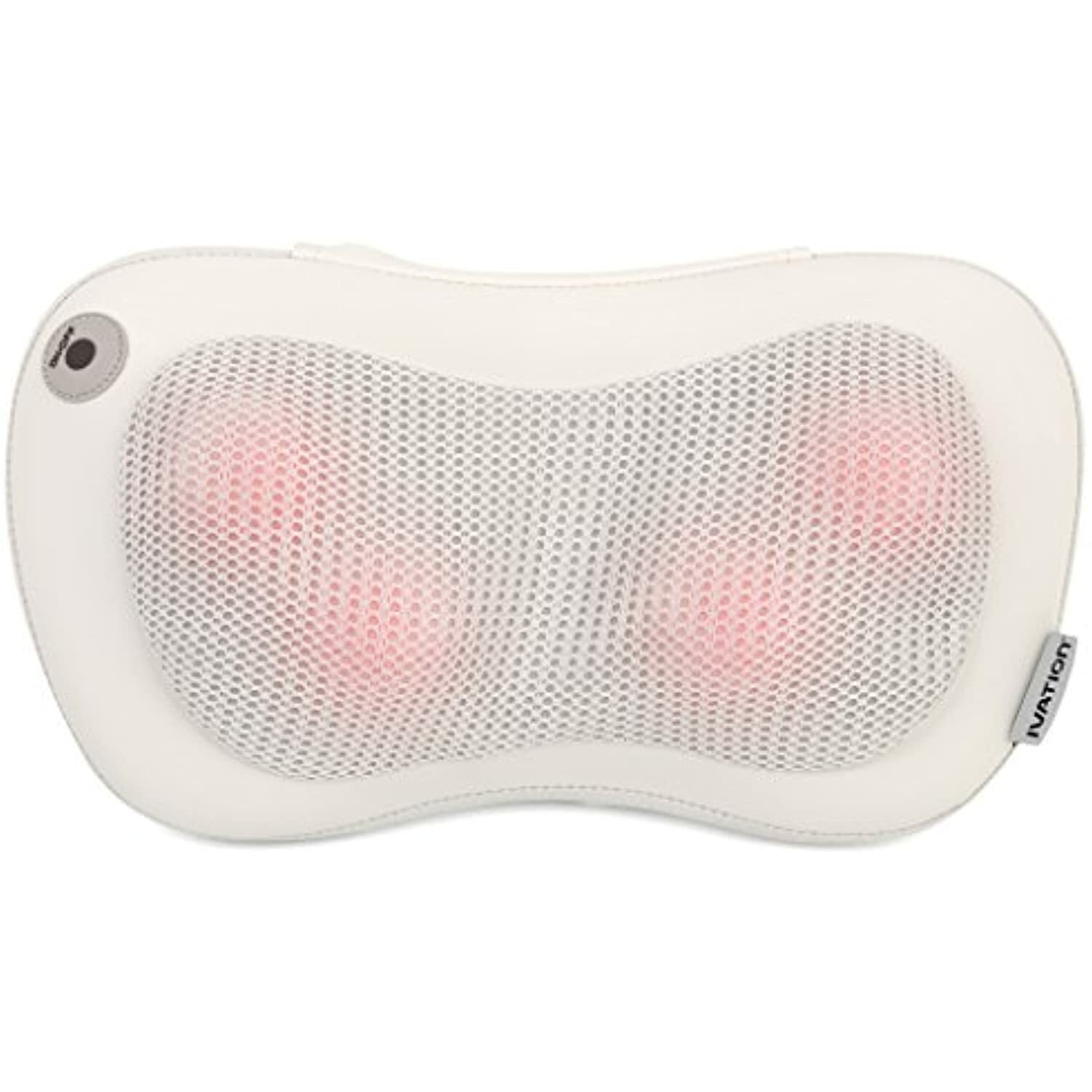 Ivation Shiatsu Deep Kneading Body Back Massage Pillow Pad Cushion with Heat