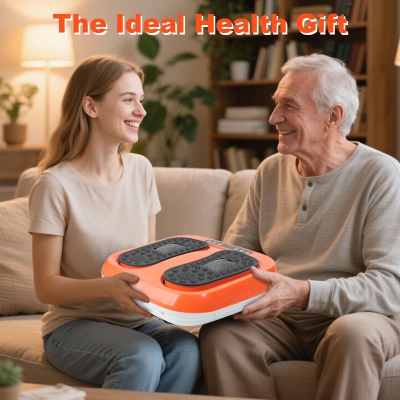 Multifunctional Foot Massager, Vibration Heating Electric Foot Circulation Stimu