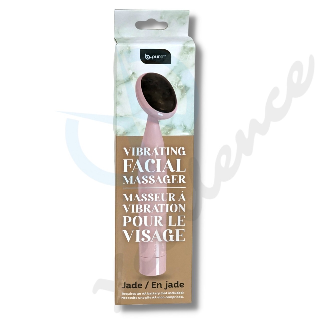 b.pure Facial Vibrating Massager, All Skin Type Jade