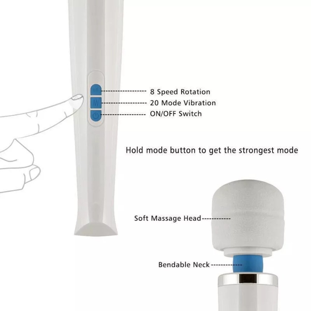 Love Magic Wand HV-270 Rechargeable Massager Vibrator Vibratex 2025