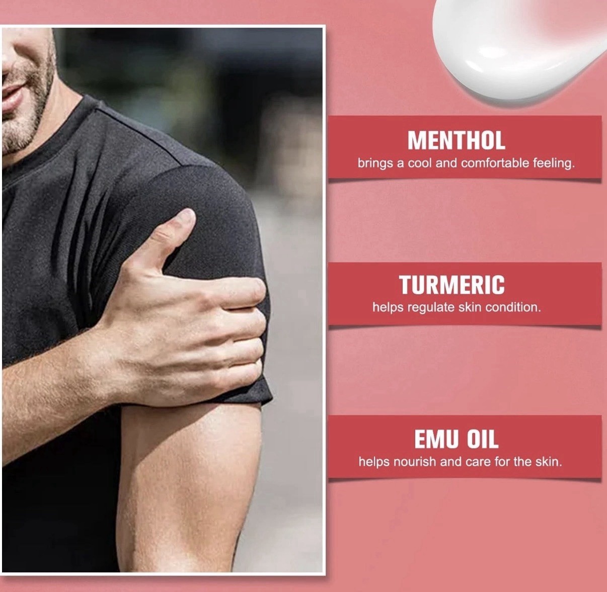 Joint Gel, Soothing Massage Cream, Rapid Muscle Cream, Suitable for Knee, Lumbar
