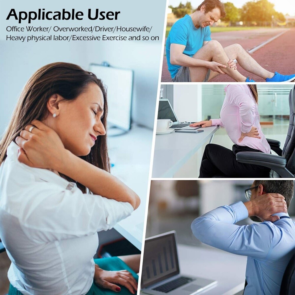 TENS Unit Electronic Pulse Massager Relax Muscle Tension/Therapy Pain Relief US