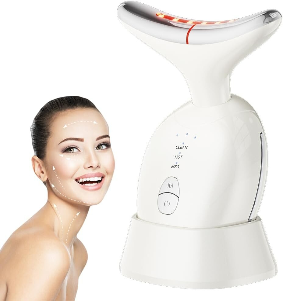 Facial Neck Massager, Multifunctional Face Massage Device, Face Sculpting Tool (