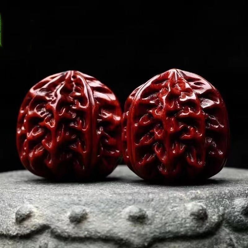 Red sandalwood hand wood carving gift