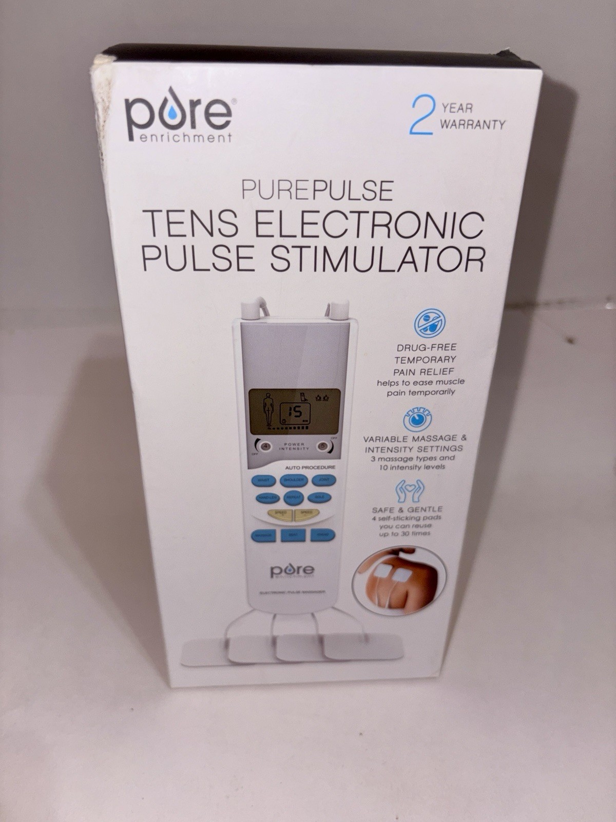 Pure Enrichment PurePulse TENS Electronic Pulse MassagerPE-PULSE-RT