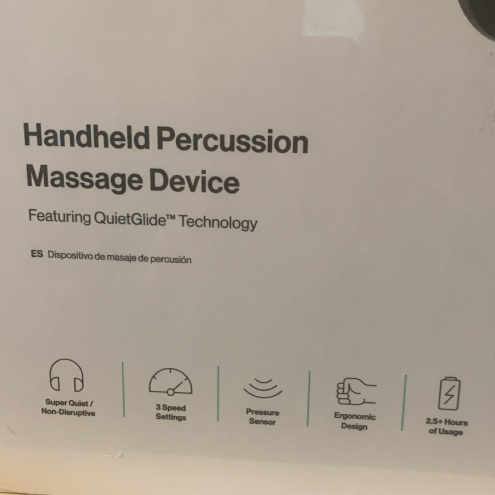 Hyperice Hypervolt Bluetooth Percussion Massage Gun 5 Attachments
